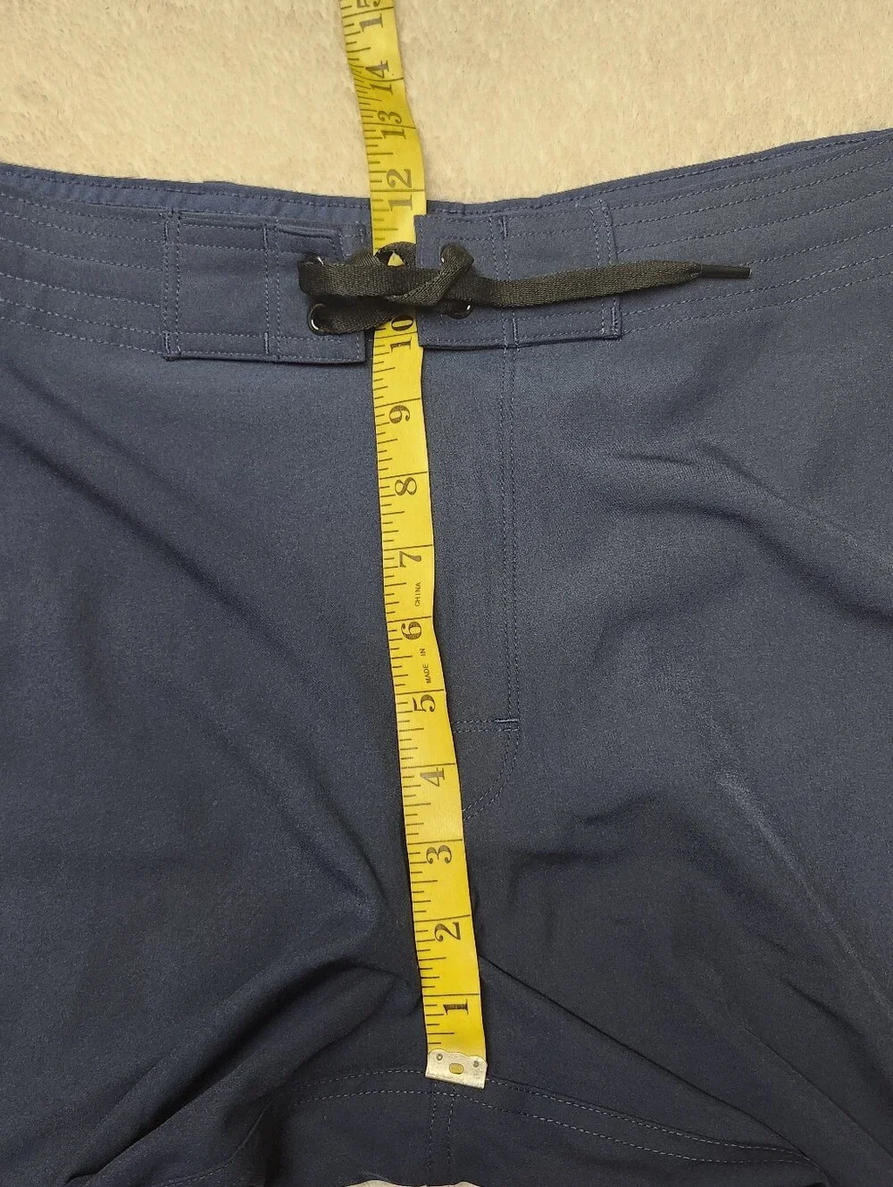 • Old Navy Men's Solid Board Shorts NWT Size 31 Navy Blue Swim Trunks 8
